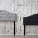 Legrand Upholstered Arched Headboard with Tufting