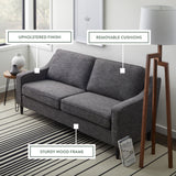 Jensen Upholstered Scoop Arm Sofa