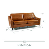 Jensen Upholstered Scoop Arm Sofa