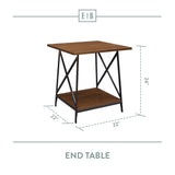 Walcott Wood Modern End Table