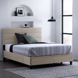 Johnson Upholstered Bed Frame with Storage Drawers