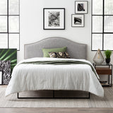 Bristol Arched Headboard with Nailhead Trim