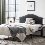 Bristol Arched Headboard with Nailhead Trim