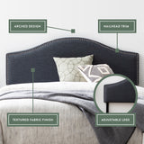Bristol Arched Headboard with Nailhead Trim