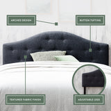 Legrand Upholstered Arched Headboard with Tufting