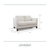 Parkview Track Arm Loveseat