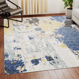 Abstract Multicolored Area Rug