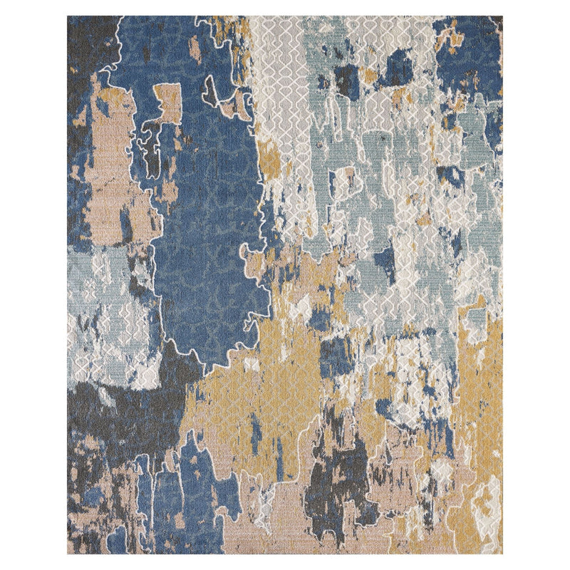 Abstract Multicolored Area Rug