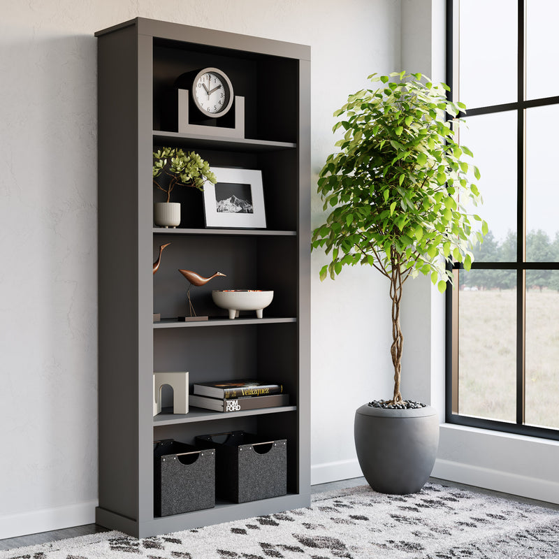 Sumac Laminate Five Shelf Bookcase