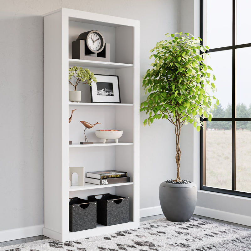 Sumac Laminate Five Shelf Bookcase