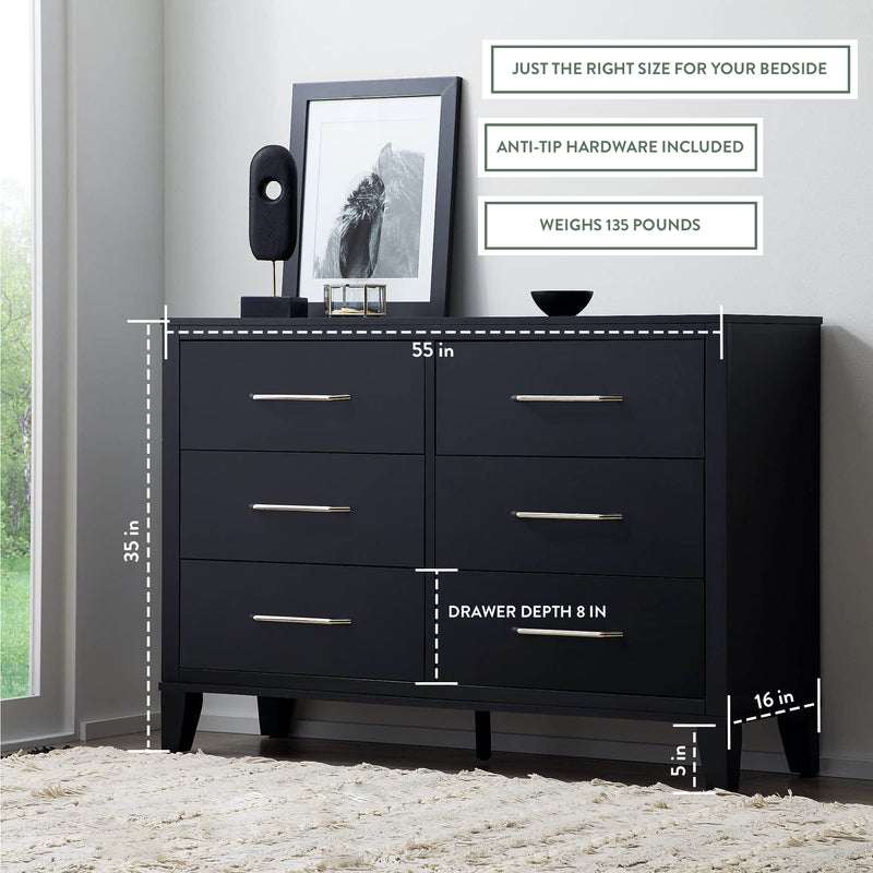 Daley 6 Drawer Dresser Edenbrook Daley 6 Drawer Dresser Edenbrook