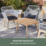 Lindon Woven Rope Patio Set