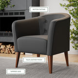 Collins Button Tufted Accent Chair