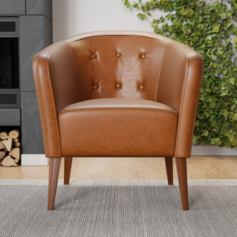 Collins Button Tufted Accent Chair