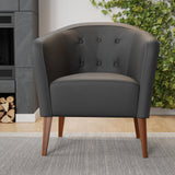 Collins Button Tufted Accent Chair