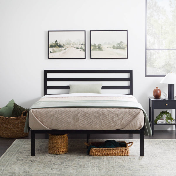 Cassidy Metal Bedframe with Metal Headboard