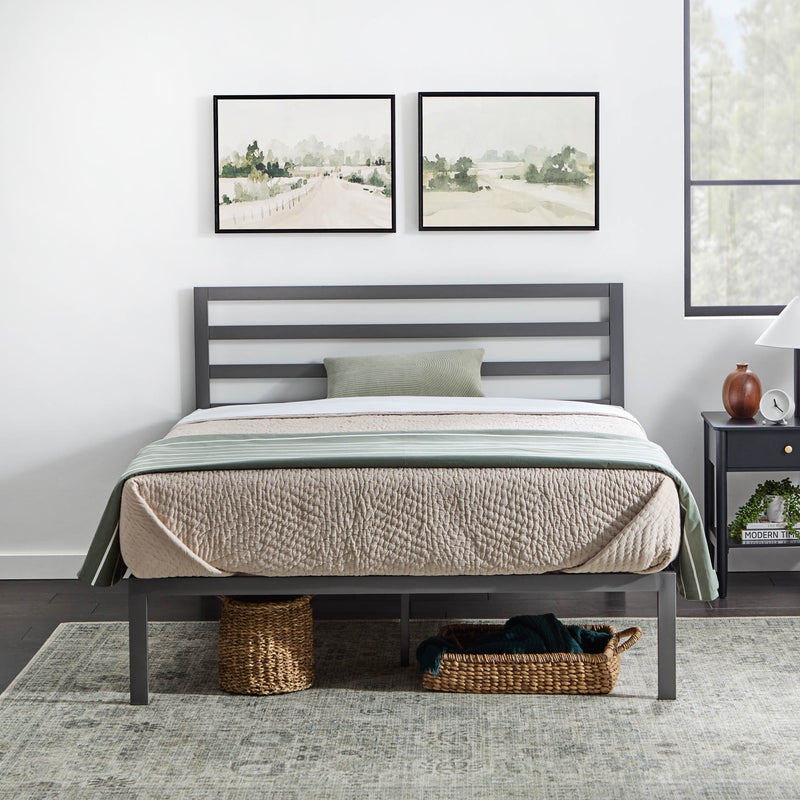 Cassidy Metal Bedframe with Metal Headboard