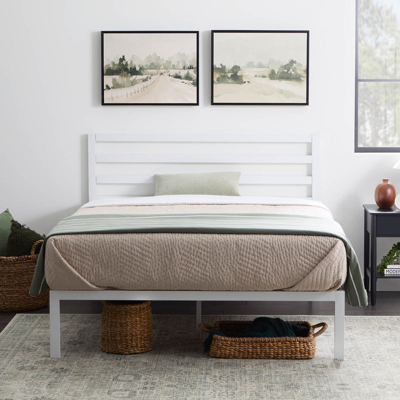 Cassidy Metal Bedframe with Metal Headboard