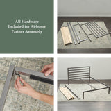 Cassidy Metal Bedframe with Metal Headboard