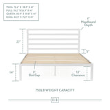 Cassidy Metal Bedframe with Metal Headboard