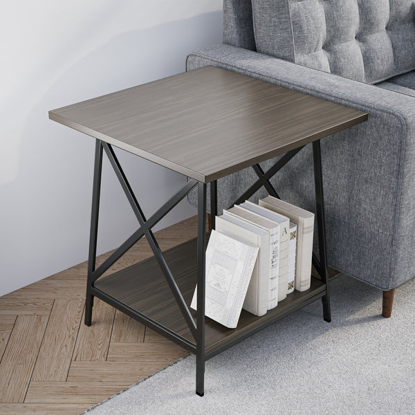 Walcott Wood Modern End Table