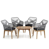 Lindon Woven Rope Patio Set