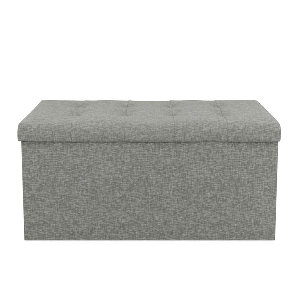 Foldable Rectangle Storage Ottoman