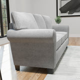 Willow Upholstered Traditional Rolled Arm Sofa
