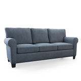 Willow Upholstered Traditional Rolled Arm Sofa