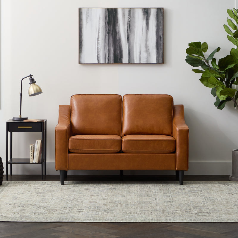 Jensen Upholstered Scoop Arm Loveseat