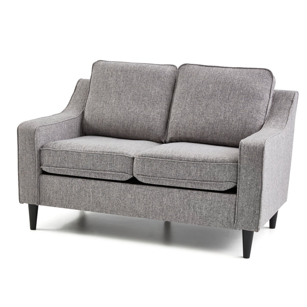 Jensen Upholstered Scoop Arm Loveseat