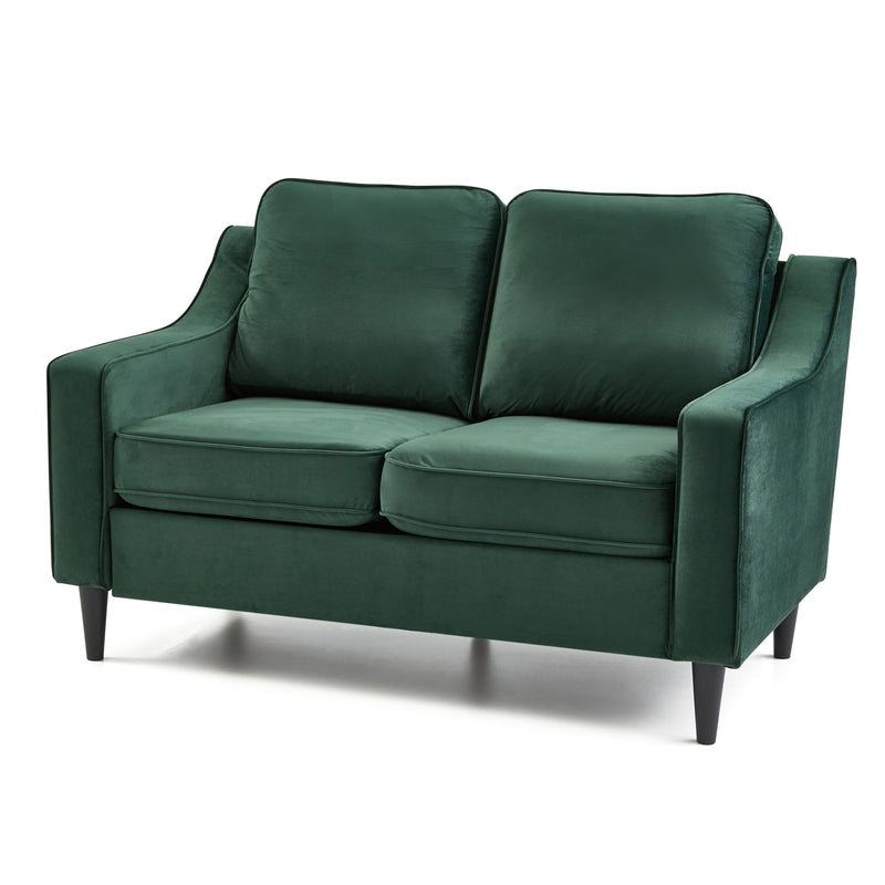 Jensen Upholstered Scoop Arm Loveseat