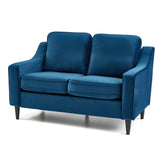 Jensen Upholstered Scoop Arm Loveseat