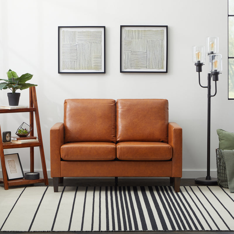 Archer Upholstered Straight Arm Loveseat