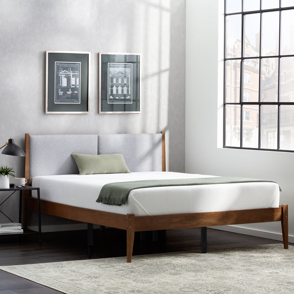 Crockett Wood and Upholstered Bedframe