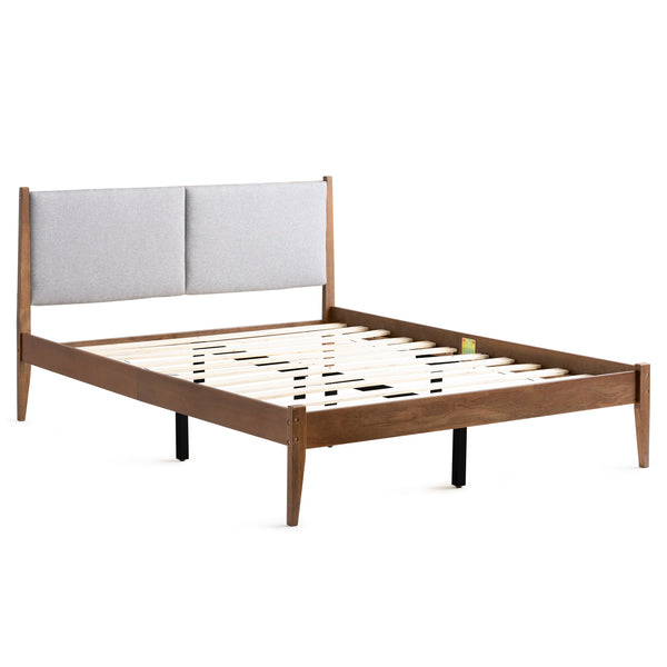 Crockett Wood and Upholstered Bedframe