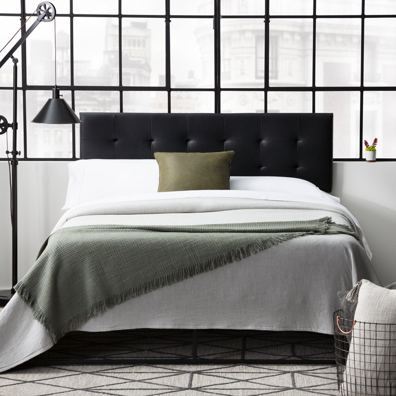 Square tufted online mid rise headboard
