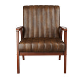 Carlton Exposed Wooden Arm Accent Chair