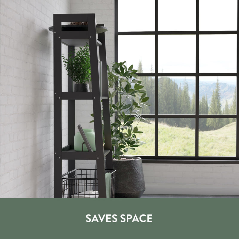 Hillcrest 4 Shelf Ladder Bookcase