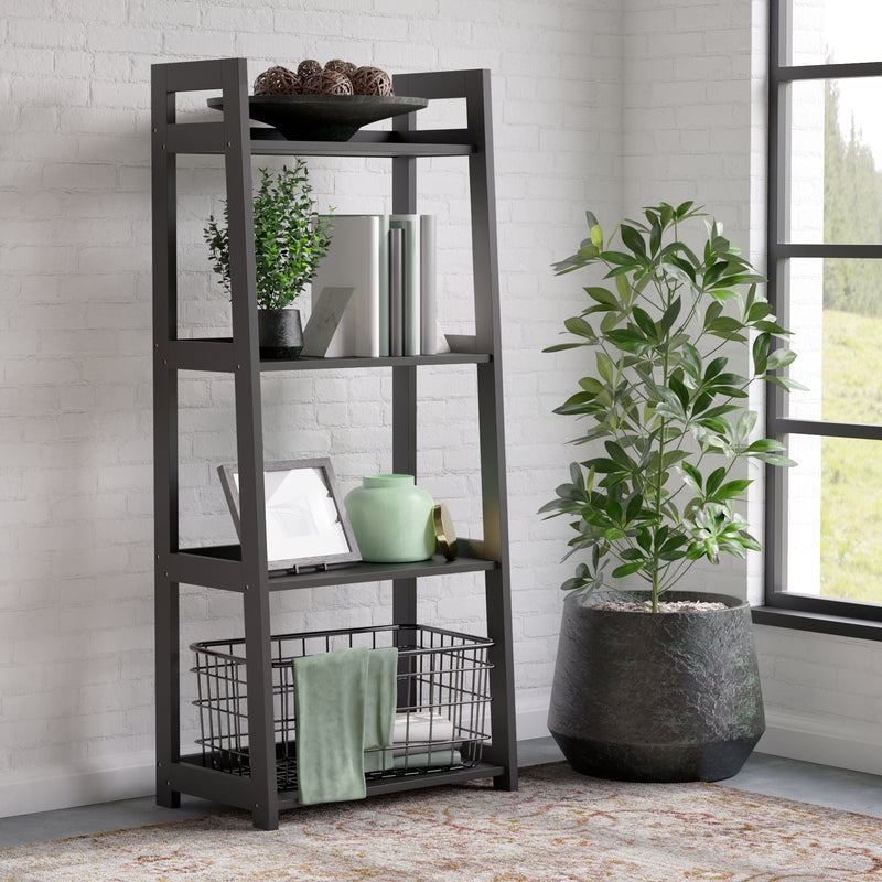 Hillcrest 4 Shelf Ladder Bookcase