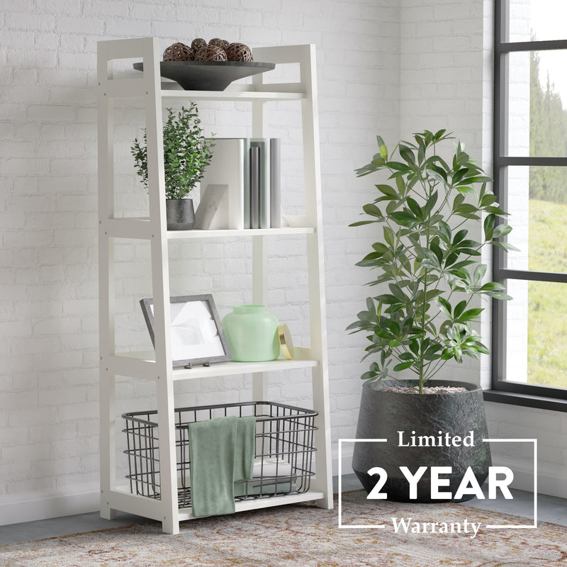 Hillcrest 4 Shelf Ladder Bookcase