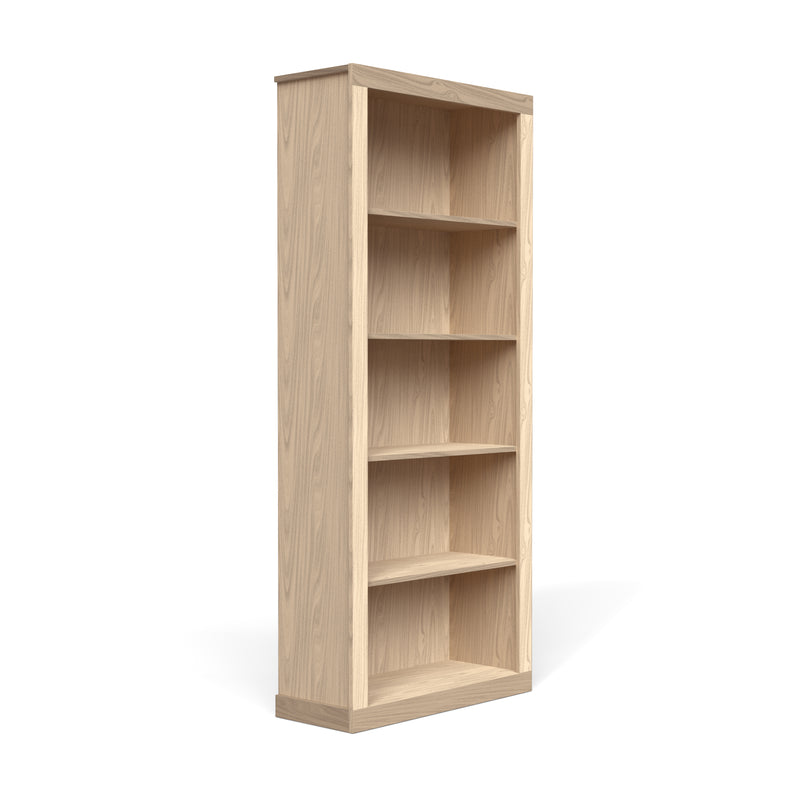Sumac Laminate Five Shelf Bookcase