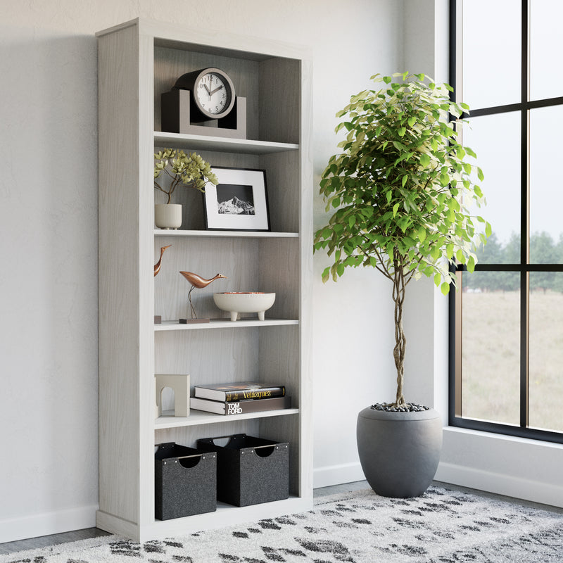 Sumac Laminate Five Shelf Bookcase