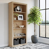 Sumac Laminate Five Shelf Bookcase