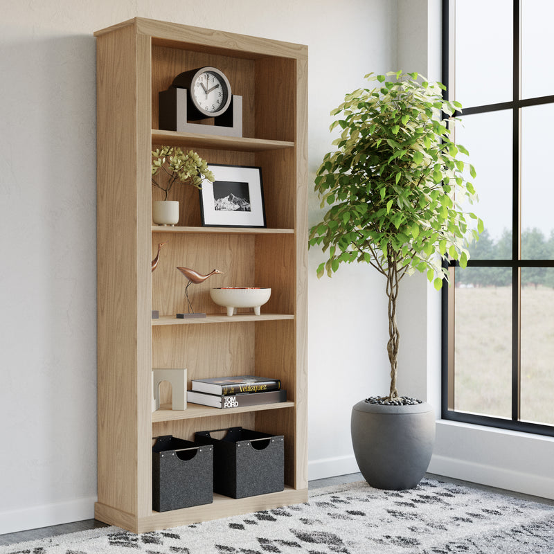 Sumac Laminate Five Shelf Bookcase