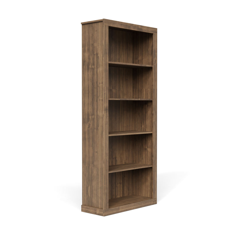 Sumac Laminate Five Shelf Bookcase